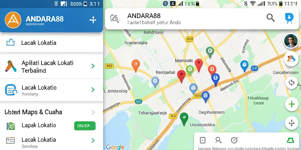 Tampilan antarmuka ANDARA88 untuk lacak lokasi yang intuitif.