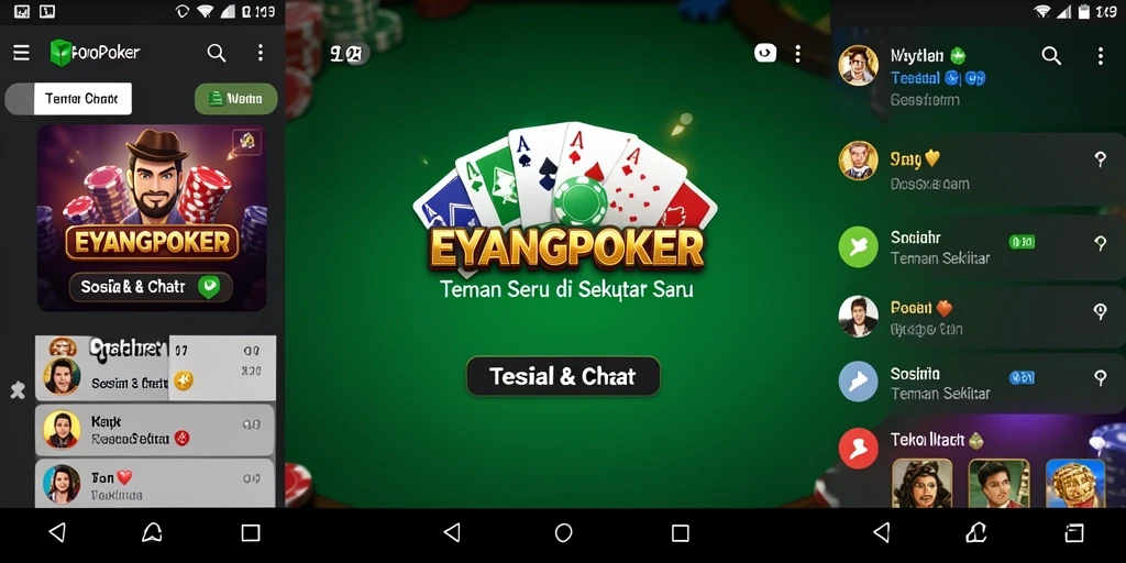 Tampilan pengguna yang interaktif dan menarik di EYANGPOKER.